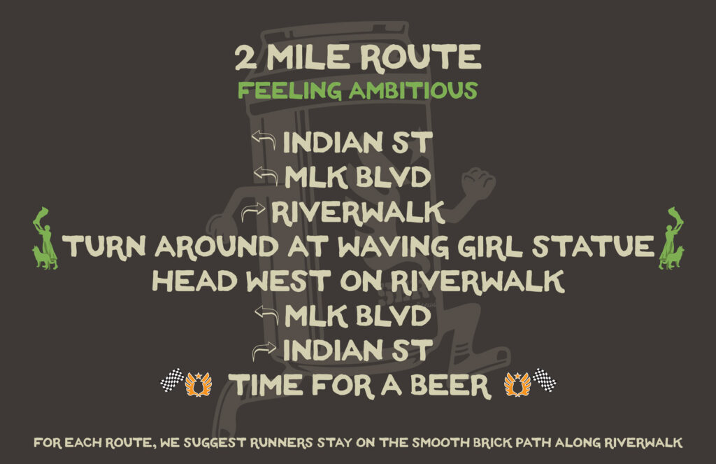 2 mi route